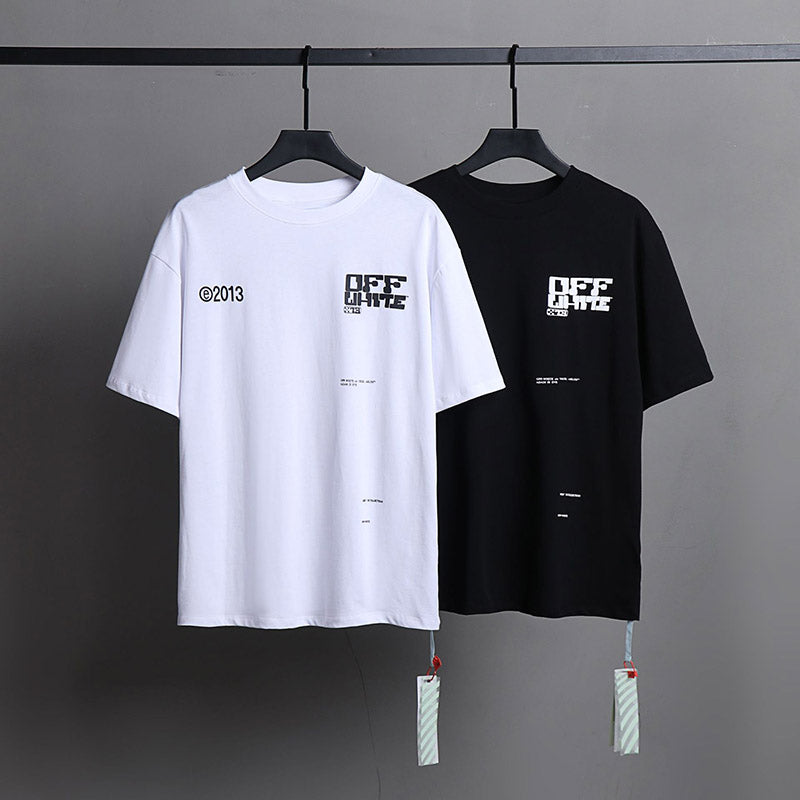 OFF WHITE Alphabet Arrow Pattern T-Shirts