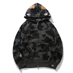 BAPE Color Camo Shark Hoodies