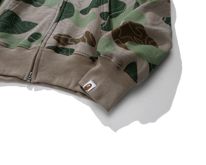 BAPE Color Camo Shark Hoodies