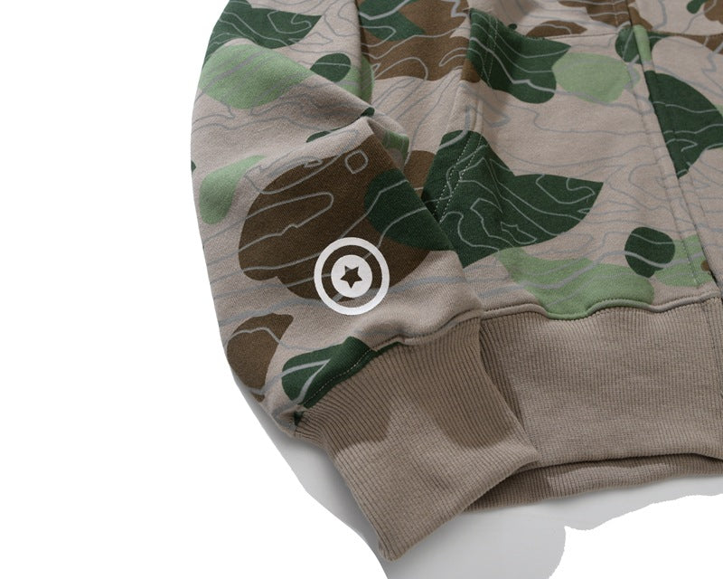 BAPE Color Camo Shark Hoodies