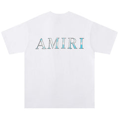 AMIRI Simple letter logo printing T-Shirts