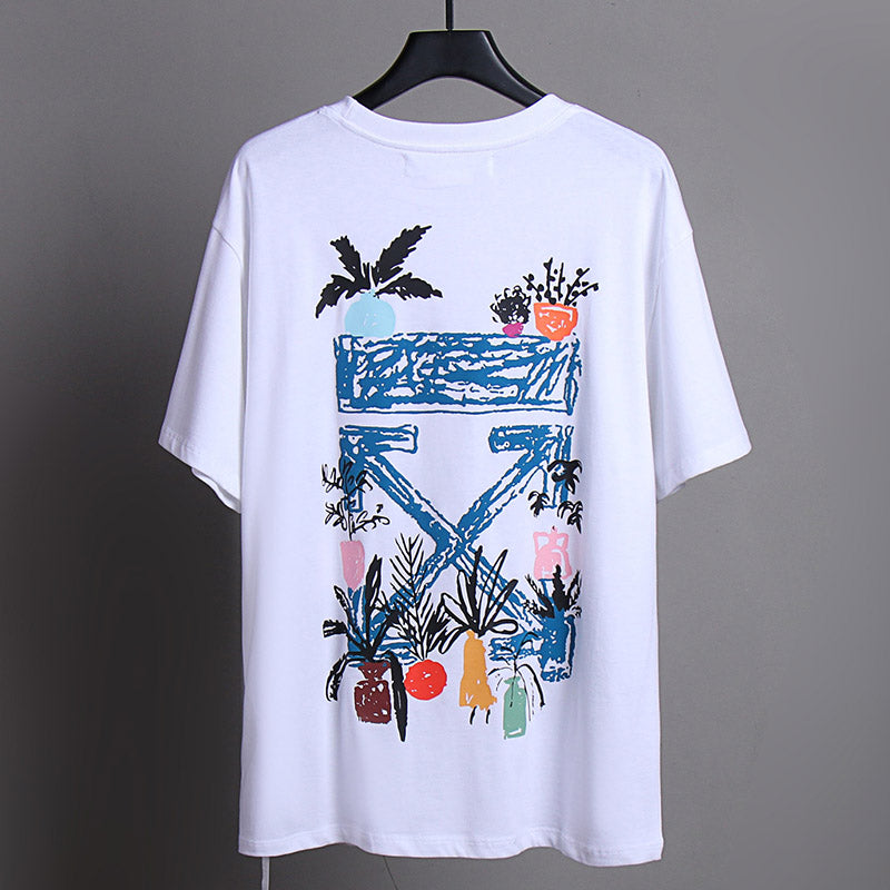 OFF-WHITE Cartoon pattern printing T-Shirts