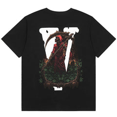 VLONE PSkeleton devil big V print T-Shirts