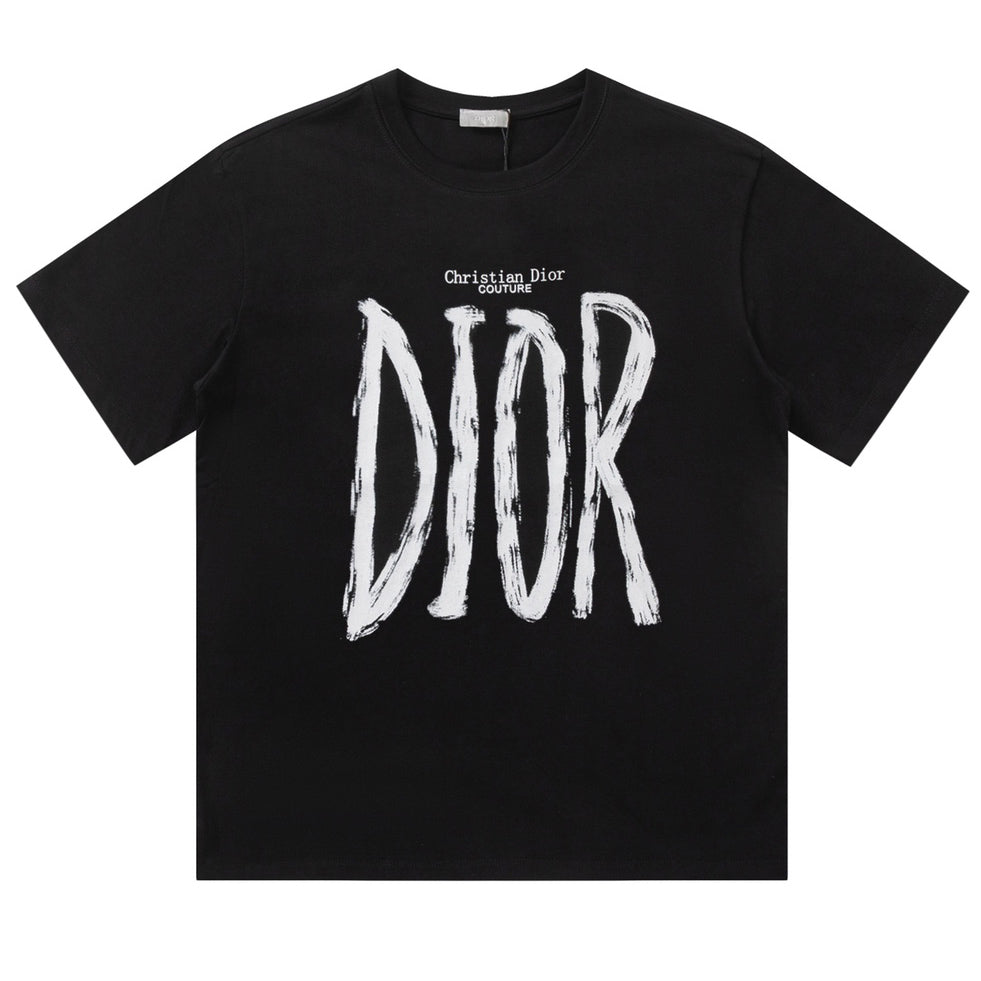 Dior Letter Print T-Shirt Oversize