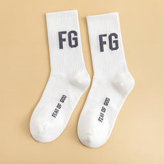 FEAR OF GOD FG Vintage Alphabet Socks 2 pairs