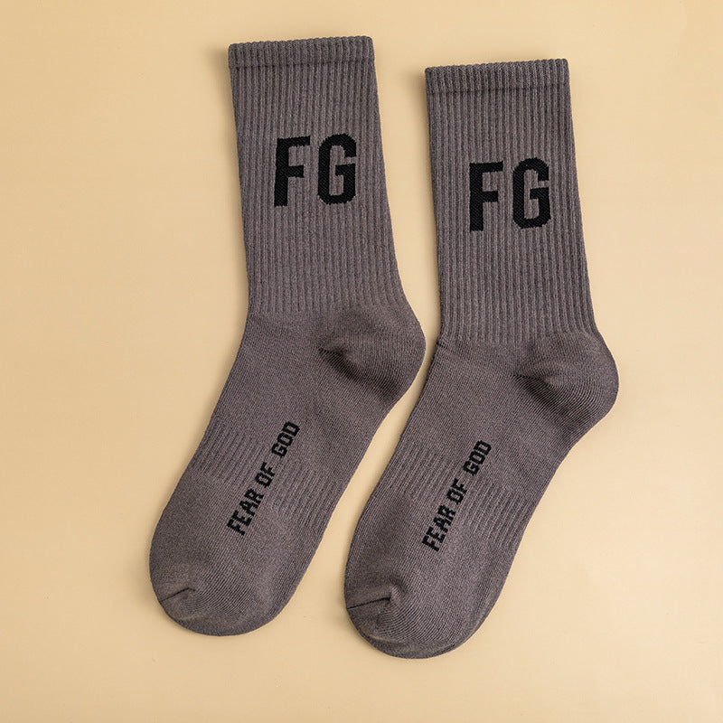 FEAR OF GOD FG Vintage Alphabet Socks 2 pairs