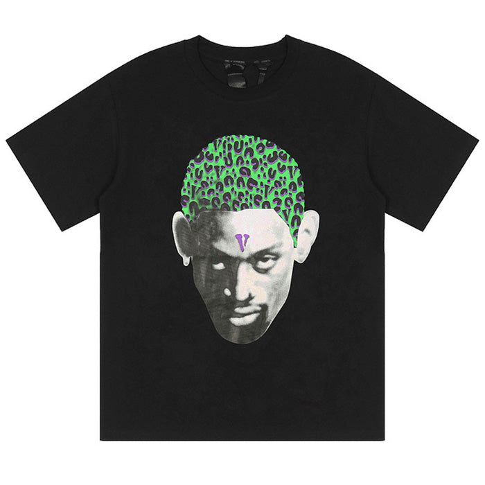 Vlone Rodman Cheetah T-shirt White/Black