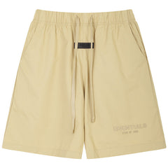 FEAR OF GOD Multi-thread flocking letter printing Shorts