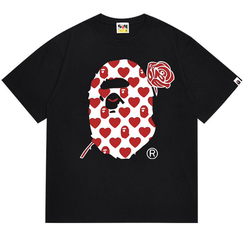 BAPE Valentine Ape Head Tee